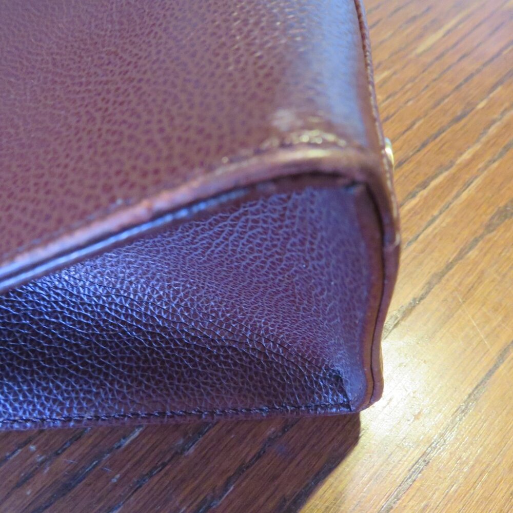 💅🏼 RARE ITALY Coach 4417 Madison Biltmore VTG EUC Top Handle Mahogany ☀️😻 - Picture 13 of 16